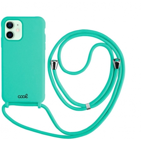 Funda Movil Back Cover Cool Silicona + Cordon Mint iPhone 12