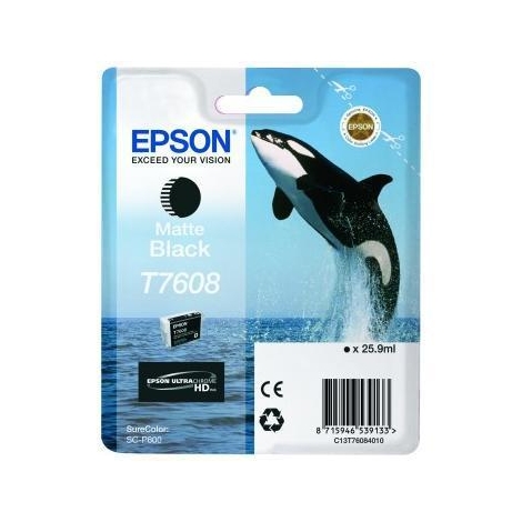 Cartucho Epson T7608 Black Matte SC-P600