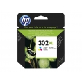 Cartucho HP 302XL Color Deskjet 1010/2130/3630 Envy 4520 Officejet 3830/4650