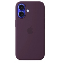 Funda iPhone 16 Plus Apple Silicona Plum MagSafe