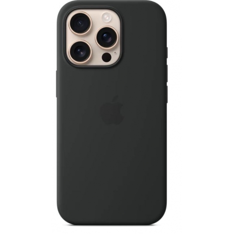 Funda Iphone 16 PRO MAX Apple Silicona Black MagSafe