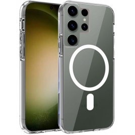 Funda Movil Back Cover Cool Magnetic Transparente Samsung Galaxy S23 Ultra S918