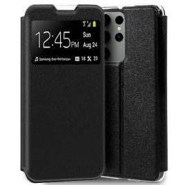 Funda Movil Cool Flip Cover Window Black Samsung Galaxy S23 Ultra S918