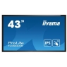 Monitor Tactil Iiyama 43" IPS Prolite T4362AS-B1 3840X2160 8ms VGA 3Xhdmi 2Xusb RJ45 Black