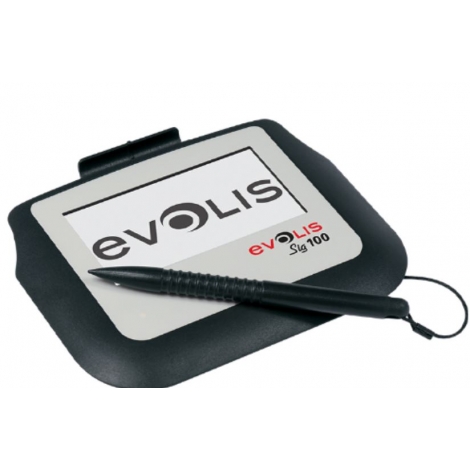 Tableta Digitalizadora Firmas Evolis SIG100 USB Black / White