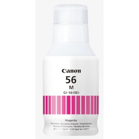 Bote de Tinta Canon 56 Magenta 135ML para Maxify GX7050 GX6050 GX5050 GX4050 GX3050 GX6550 GX5550