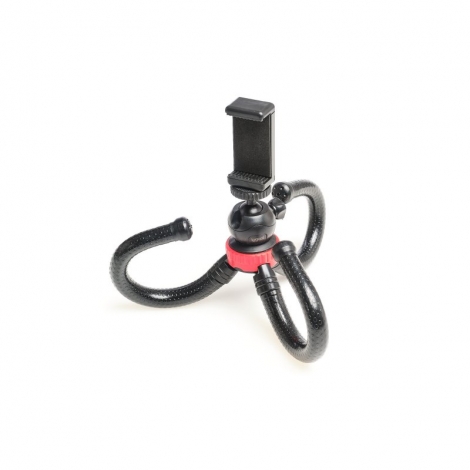 Soporte Iggual Smartphone Tripode Flexible Black