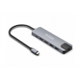 Puerto Replicador USB-C Nilox 2Xhdmi + RJ45 + 3Xusb 3.0 + USB + USB-C PD 100W Silver