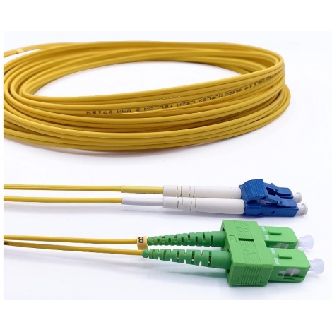 Cable Kablex Fibra Optica Lc/Pc SC / APC Monomodo Duplex 9/125 OS2 10M