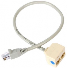 Adaptador Startech RJ45 Macho / 2X RJ45 Hembra