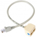Adaptador Startech RJ45 Macho / 2X RJ45 Hembra