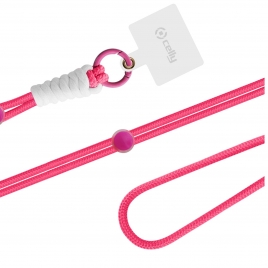 Cordon Universal Celly Pink para Funda Smartphone