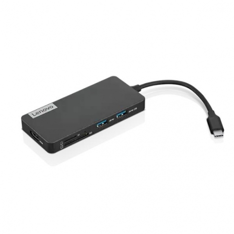 Puerto Replicador USB-C Lenovo HDMI + USB 2.0 + 2Xusb 3.0 + USB-C + SD + Micro SD