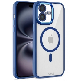 Funda Movil Back Cover Cool Magnetic Transparente/Blue iPhone 16