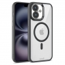 Funda Movil Back Cover Cool Magnetic Transparente/Black iPhone 16
