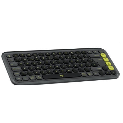Teclado Logitech Wireless POP Icon Keys Graphite/Green