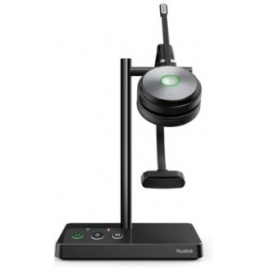 Auricular + MIC Yealink WH62 Teams Monoaural Wireless + Base USB Black