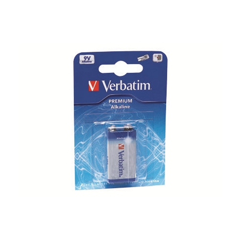 Pila Alcalina Verbatim 9V 6LR61