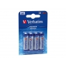 Pila Alcalina Verbatim Tipo AA LR6 Pack 4
