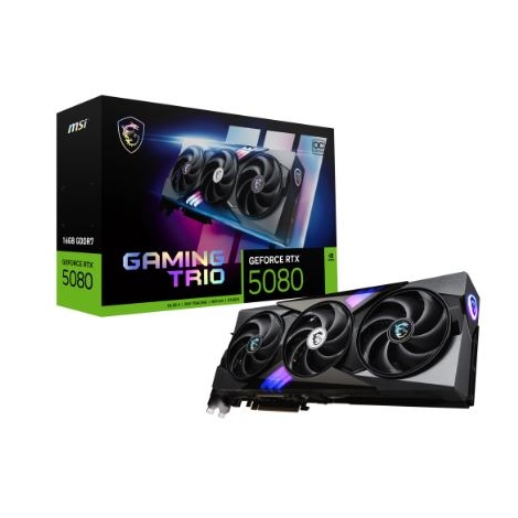 Tarjeta Grafica PCIE Nvidia GF RTX 5080 Gaming Trio OC 16GB DDR7 3XDP HDMI