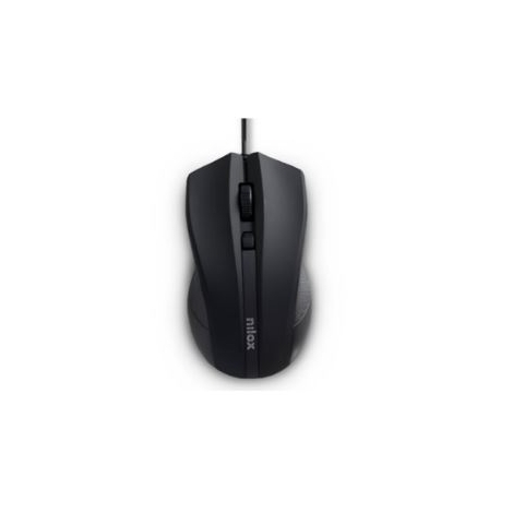 Mouse Nilox Optico 1600DPI Ergonomico USB Black