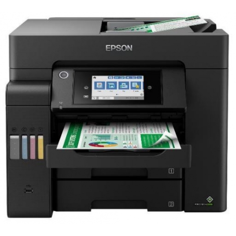 Impresora Epson Multifuncion Ecotank ET-5805 32PPM Duplex LAN WIFI FAX Black