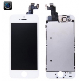 Pantalla LCD + Digitalizadora + Marco + Componentes para iPhone 5S White