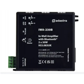 Amplificador Sonido Adastra Iwa230b Empotrable Bluetooth 2X230W Black