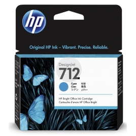 Cartucho HP 712 Cyan Designjet T230 T250 T630 T650