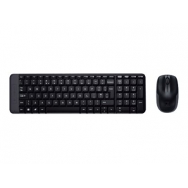 Teclado + Mouse Logitech Wireless MK220