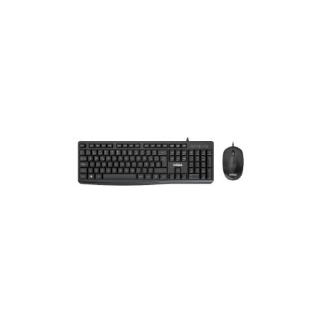 Teclado + Mouse Nilox Nxkme0012 USB Black