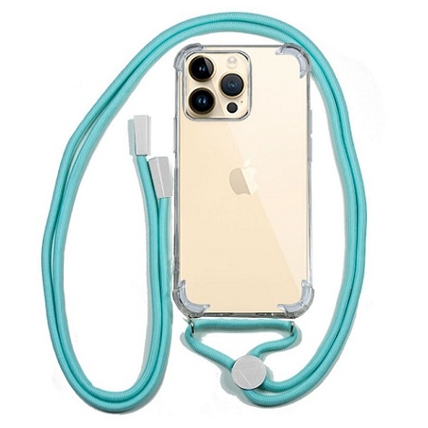 Funda Movil Back Cover Cool Silicona + Cordon Mint iPhone 14 PRO MAX