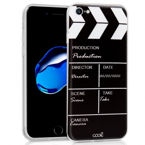 Funda Movil Back Cover Cool Silicona Dibujos Film iPhone 7 / 8 / SE(2020)