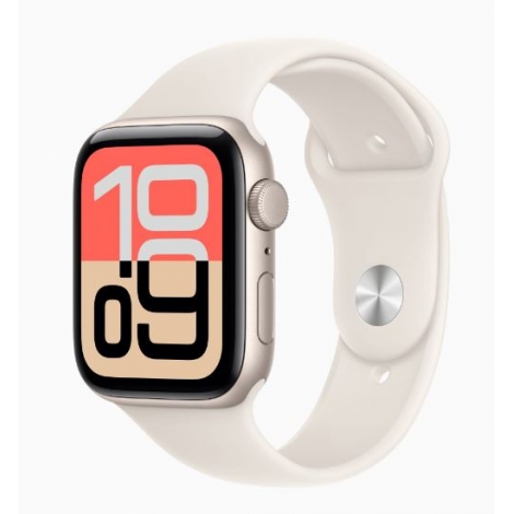 Apple Watch se 3 GPS + Cell 44Mm Starlight Aluminium + Correa Starlight Sport Band S/M