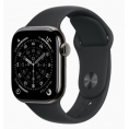 Apple Watch Series 11 GPS + Cell 42Mm Slate Titanium + Correa Black Sport Band M/L