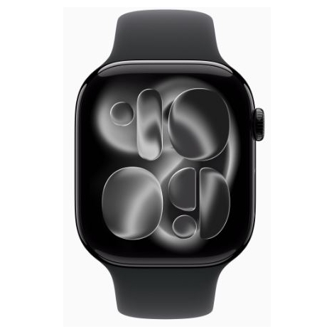 Apple Watch Series 11 GPS + Cell 46Mm Jet Black Aluminium + Correa Black Sport Band M/L
