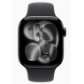 Apple Watch Series 11 Gps 42Mm Jet Black Aluminium + Correa Black Sport Band M/L