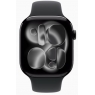 Apple Watch Series 11 Gps 46Mm Jet Black Aluminium + Correa Black Sport Band M/L