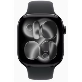Apple Watch Series 11 Gps 46Mm Jet Black Aluminium + Correa Black Sport Band S/M