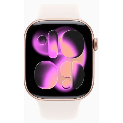 Apple Watch Series 11 Gps 46Mm Rose Gold Aluminium + Correa Light Blush Sport Band M/L