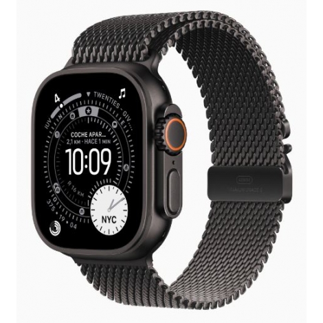 Apple Watch Ultra 3 GPS + Cell 49Mm Black Titanium + Correa Black Titanium Milanese Loop Medium