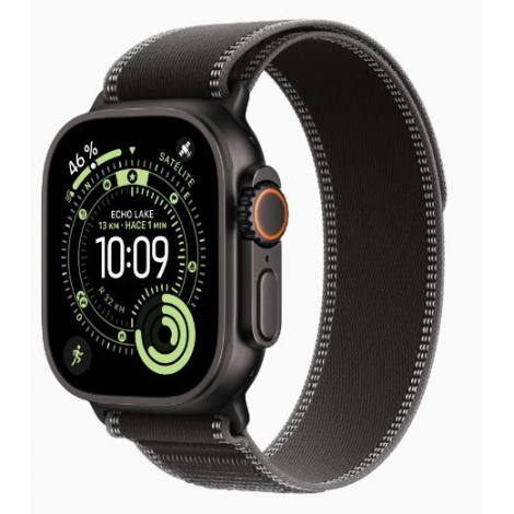 Apple Watch Ultra 3 GPS + Cell 49Mm Black Titanium + Correa Black/Charcoal Trail Loop M/L
