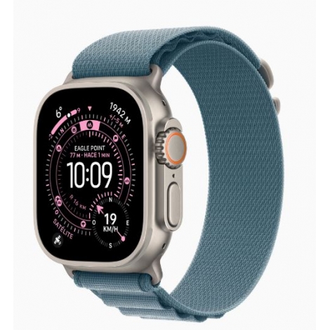 Apple Watch Ultra 3 GPS + Cell 49Mm Natural Titanium + Correa Light Blue Alpine Loop Large
