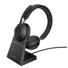Auricular + MIC Jabra Evolve 2 65 Wireless Bluetooth Black USB + Base