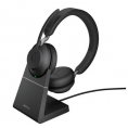 Auricular + MIC Jabra Evolve 2 65 Wireless Bluetooth Black USB + Base