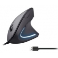 Mouse Equip Vertical USB 1200DPI Black