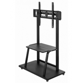 Soporte Monitor Suelo Movil Gembird 37-100" Ruedas Black