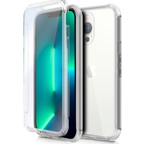Funda Movil Back + Front Cover Cool Silicona 3D Transparente iPhone 13 PRO