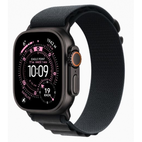 Apple Watch Ultra 3 GPS + Cell 49Mm Black Titanium + Correa Black Alpine Loop Medium