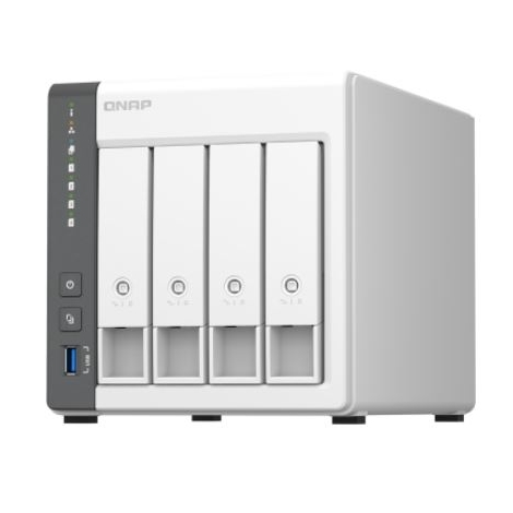 Cabina Almacenamiento Qnap TS-433 4 Bahias 4G Sata White